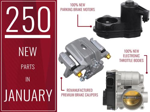 CARDONE Jump Starts 2018 CV Axles Throttle Bodies Parking Brake Motors Calipers